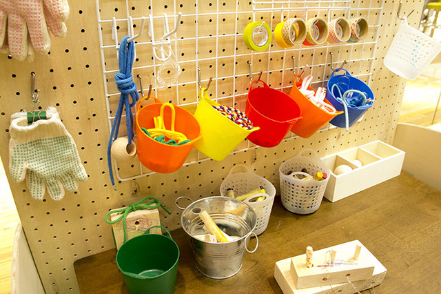 「木工房」の工具置き場