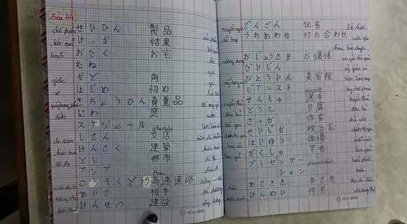 ベトナムで一般的なノート