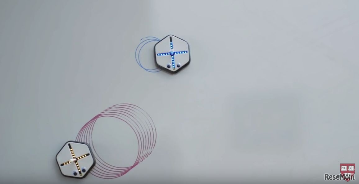 プログラミング次第で描線もできる　画像出典：Harvard University「Meet Root: The Robot that Brings Coding to Life」動画の一部