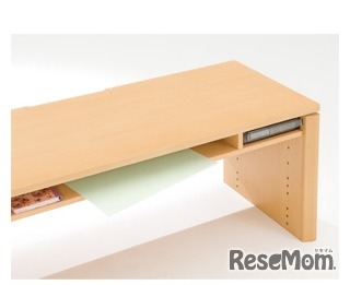 天板の下はオープン棚