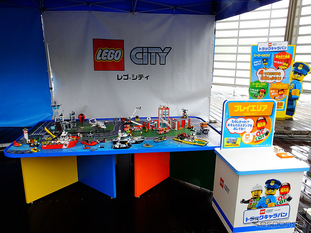 5月から8月にかけて、名古屋、北九州、盛岡、松江、高知とめぐる「レゴシティ トラックキャラバン セカンドシーズン」