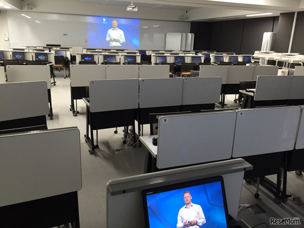 無線LANによる各PCへの一斉画面配信