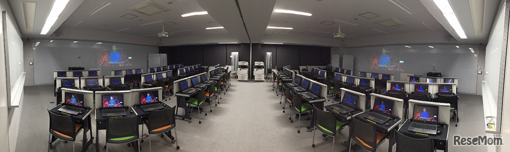 2教室を1教室としても運用可能な分離統合教室