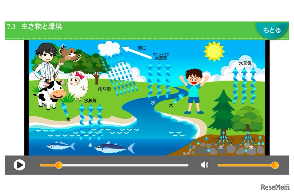 「Web学習教材『要点まとめてチェック！』」コンテンツ例