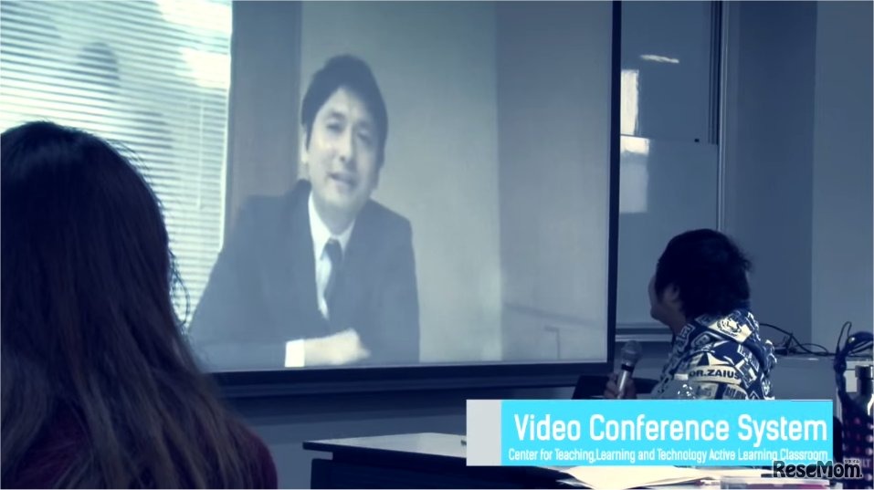CTLT classroomのビデオ会議システム