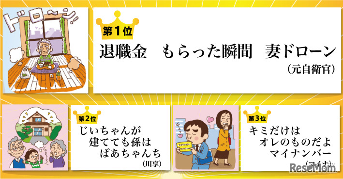第29回サラリーマン川柳ベスト3作品