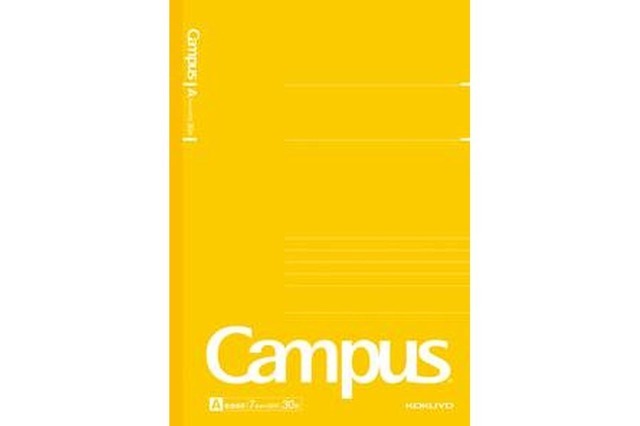 限定柄キャンパスノート＜ブライトカラー＞