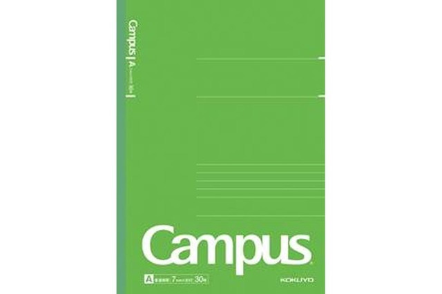 限定柄キャンパスノート＜ブライトカラー＞