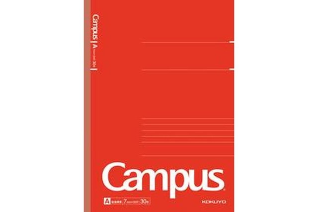 限定柄キャンパスノート＜ブライトカラー＞