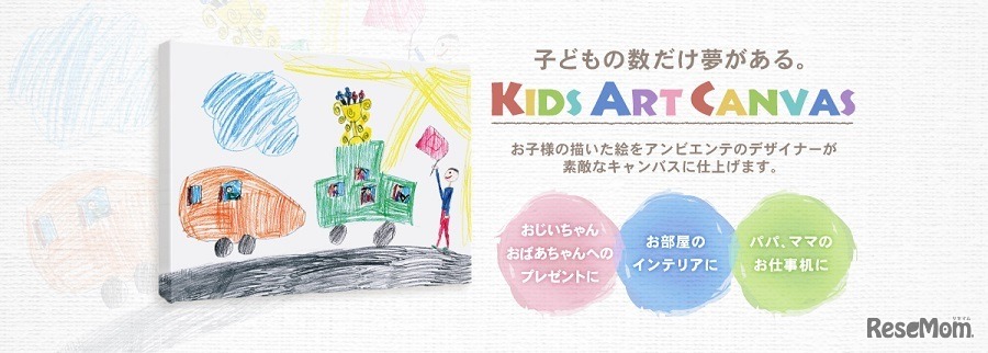 キッズアートキャンバス