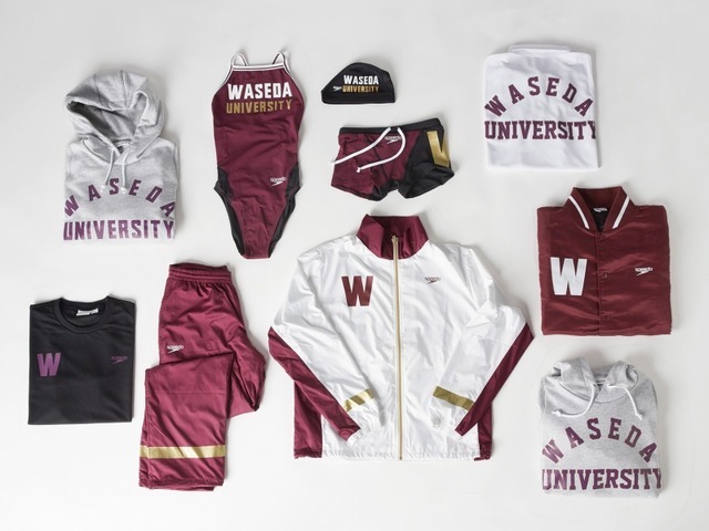 スピード、早稲田大学水泳部にオフィシャルグッズ提供