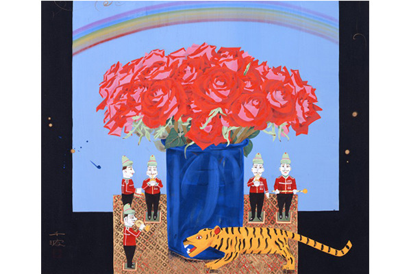 中島千波《薔薇の季節》2008年　個人蔵