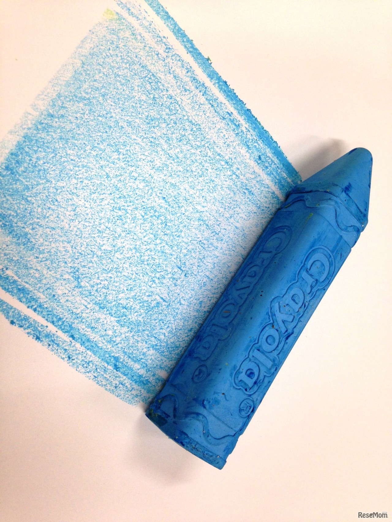 チョーク全体で極太に描くこともできる