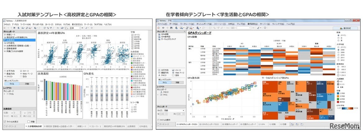 分析テンプレートの一例