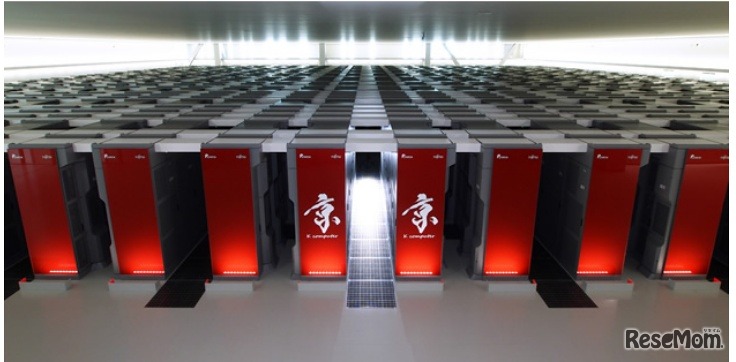 スパコンのイメージ（理化学研究所「京」）