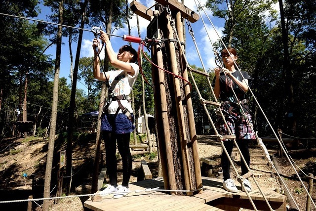 アウトドアパーク 「冒険の森 in のせ」が大阪に7/23オープン