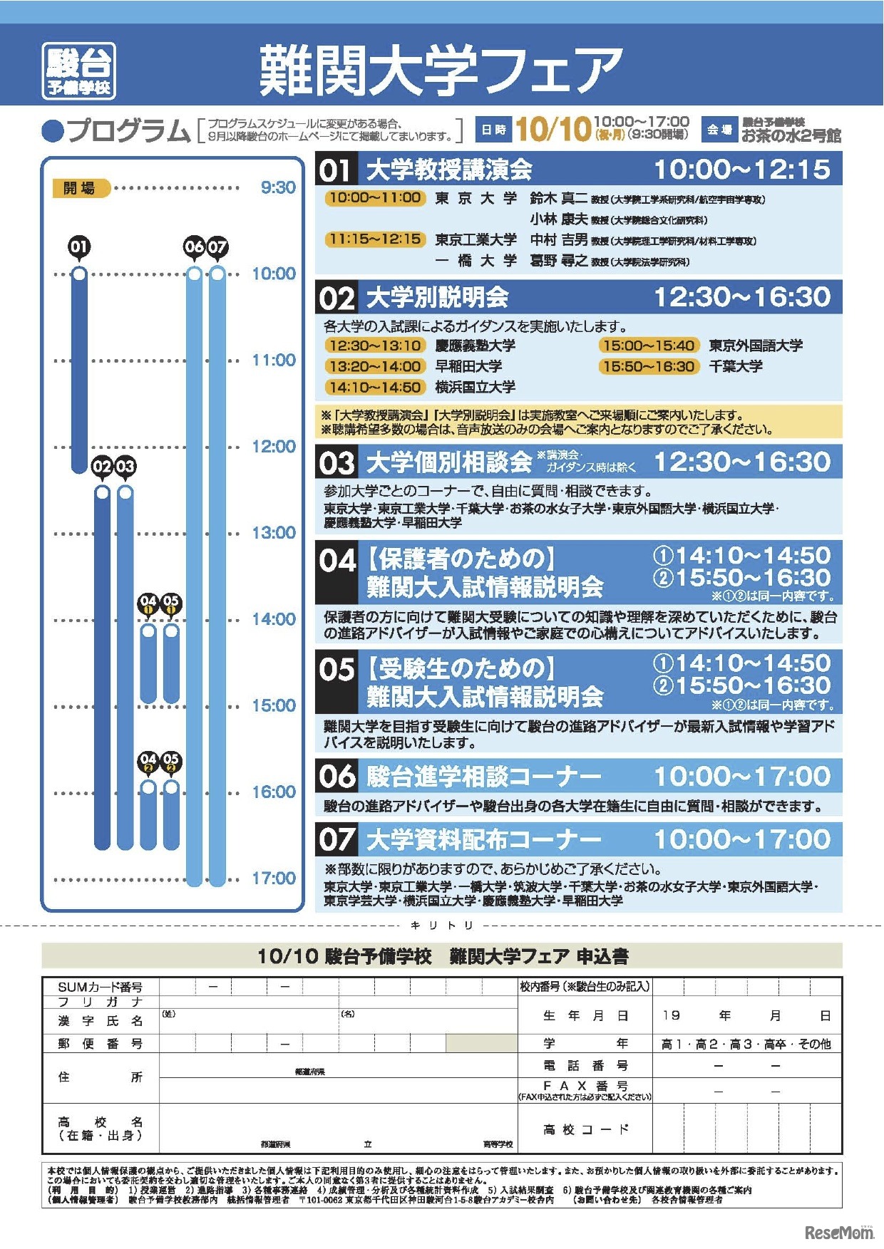 難関大学フェア
