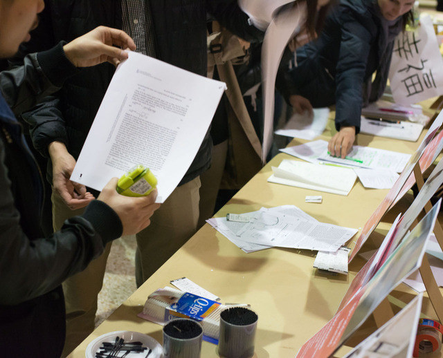 展示品は実際に体験してもらえるようになっていたそうです。