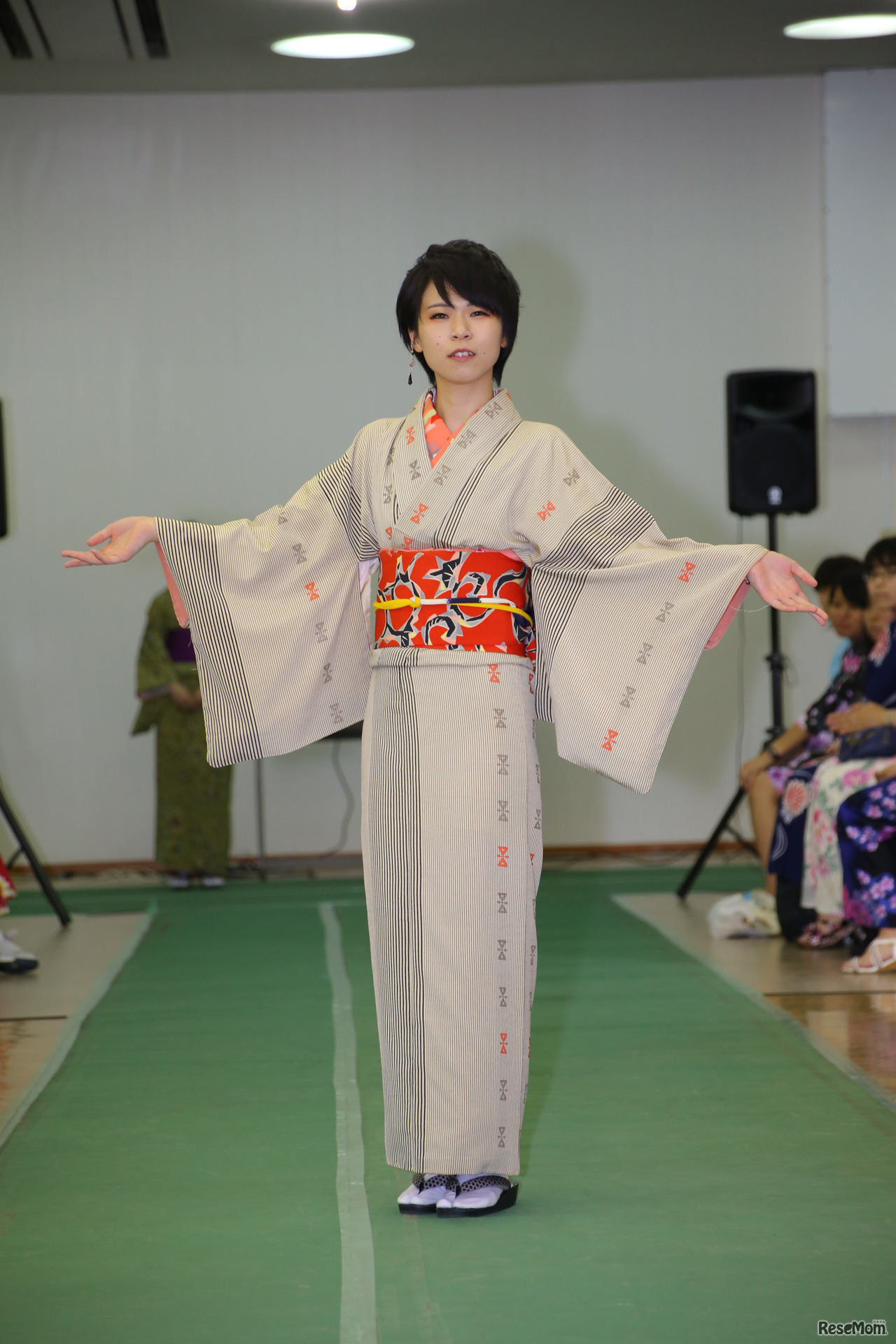 昭和前期の着物（撮影：市原達也）