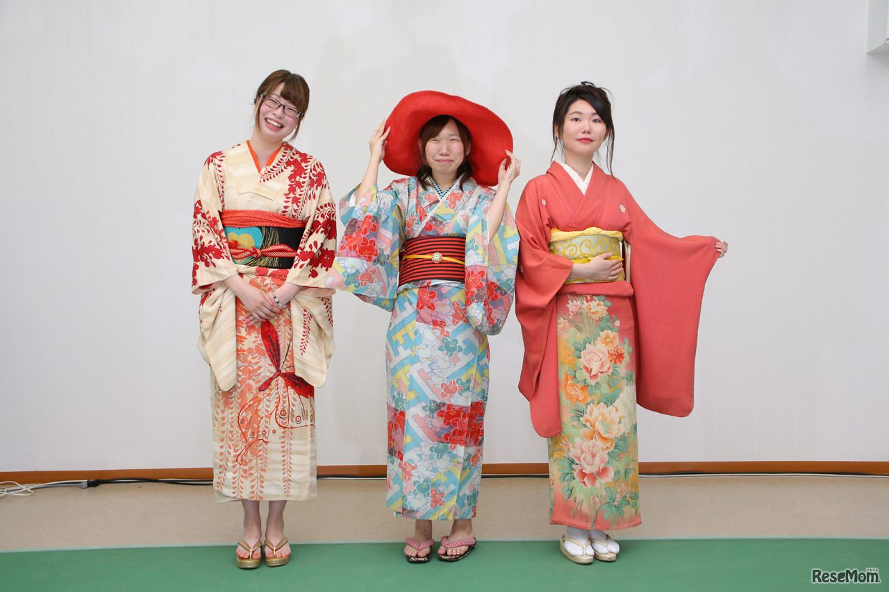 大正時代の着物（撮影：市原達也）