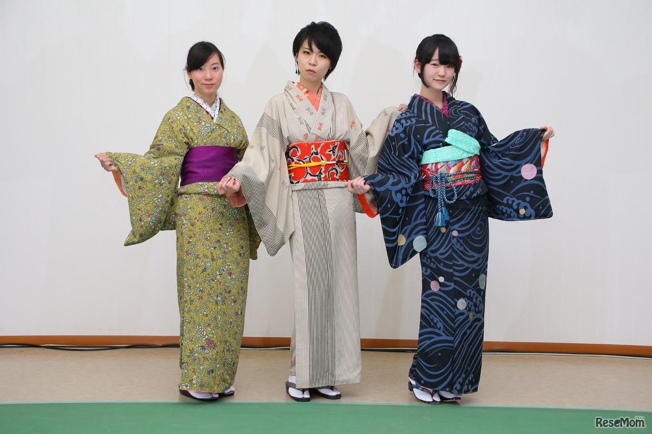 昭和前期の着物（撮影：市原達也）