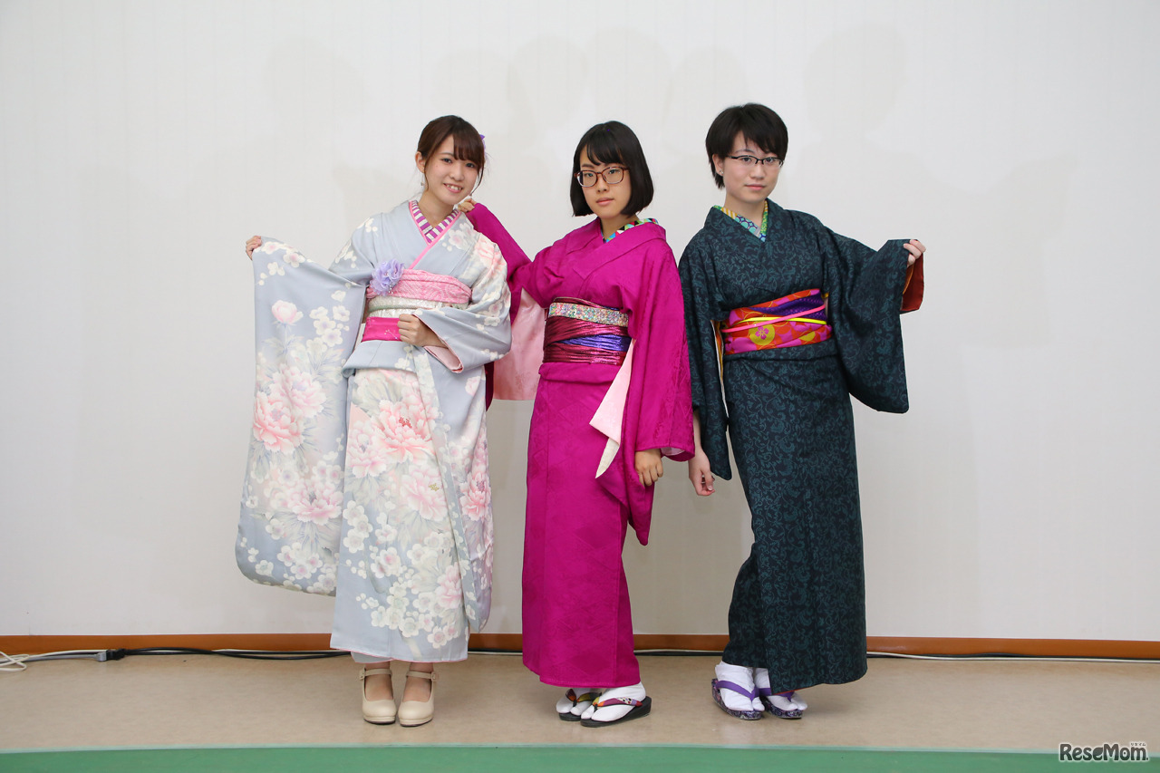 現代の着物（撮影：市原達也）
