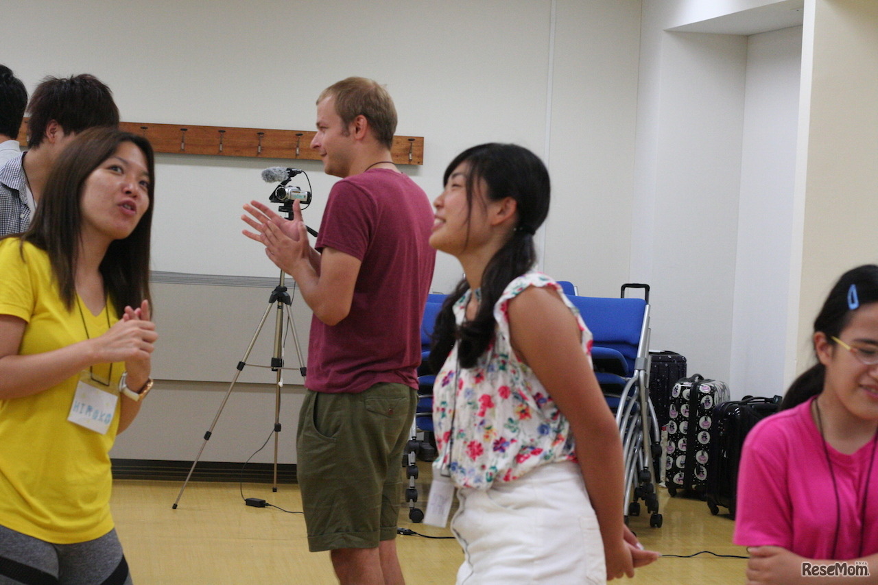 第1回「えいご村キャンプ」のようす