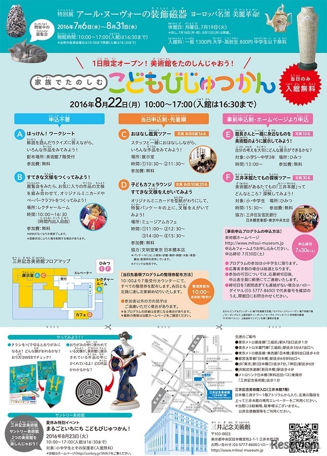 家族でたのしむ こどもびじゅつかん