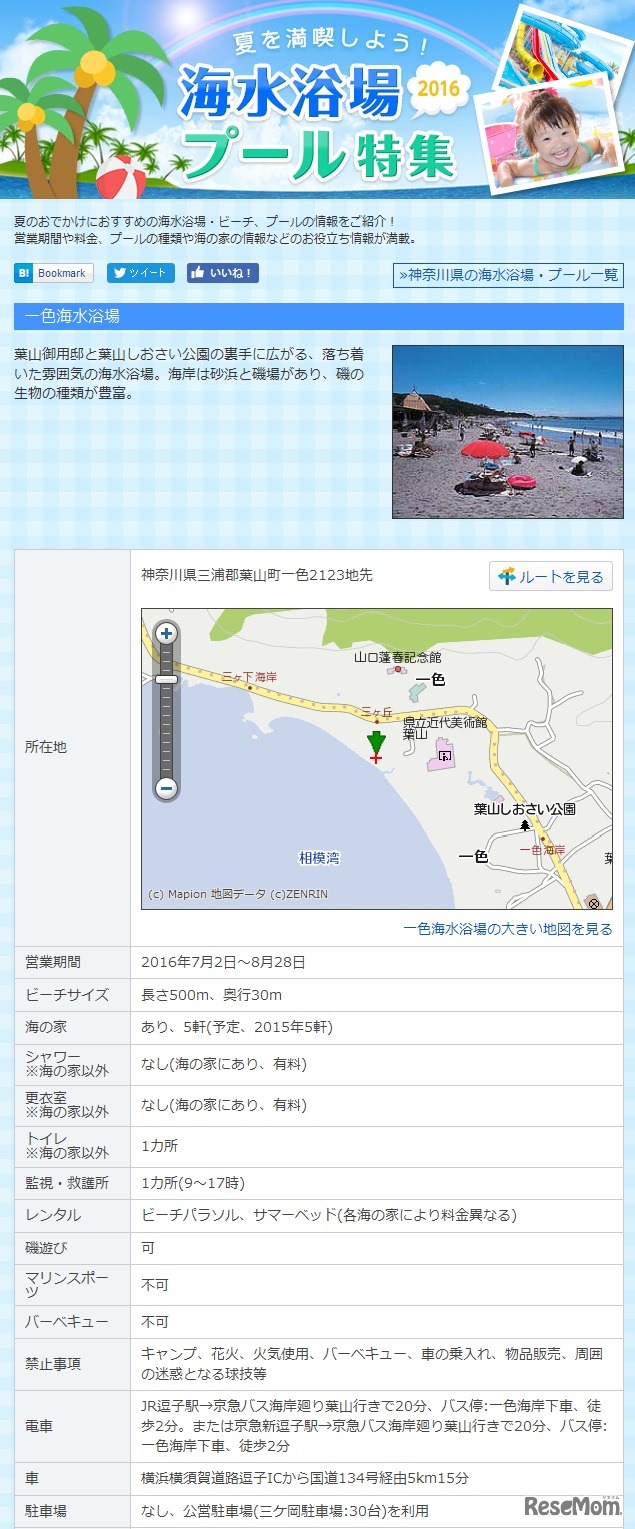 詳細情報ページ