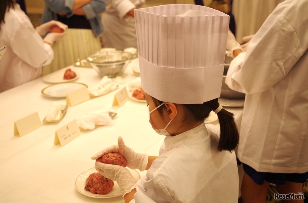 フレンチシェフ体験の模様