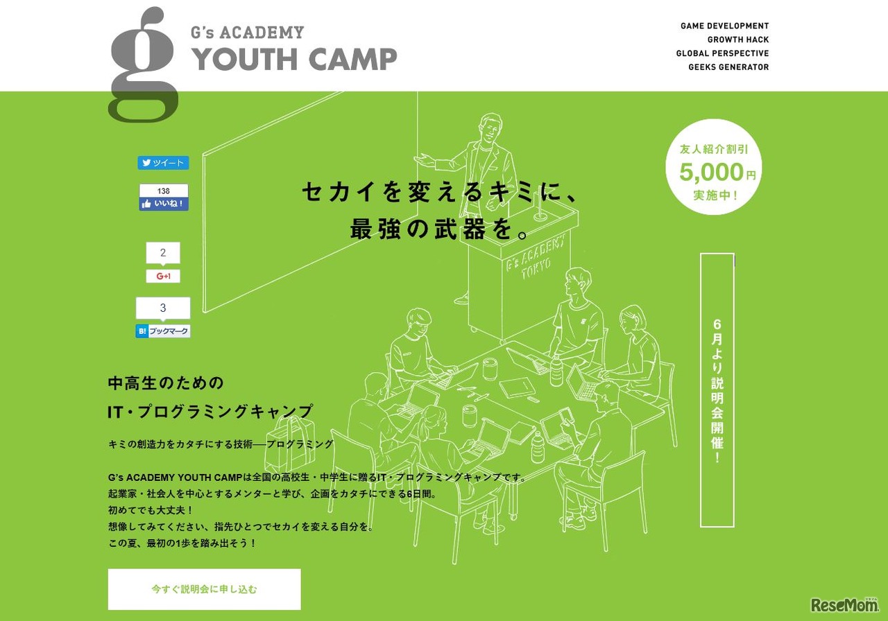 G’s ACADEMY YOUTH CAMP