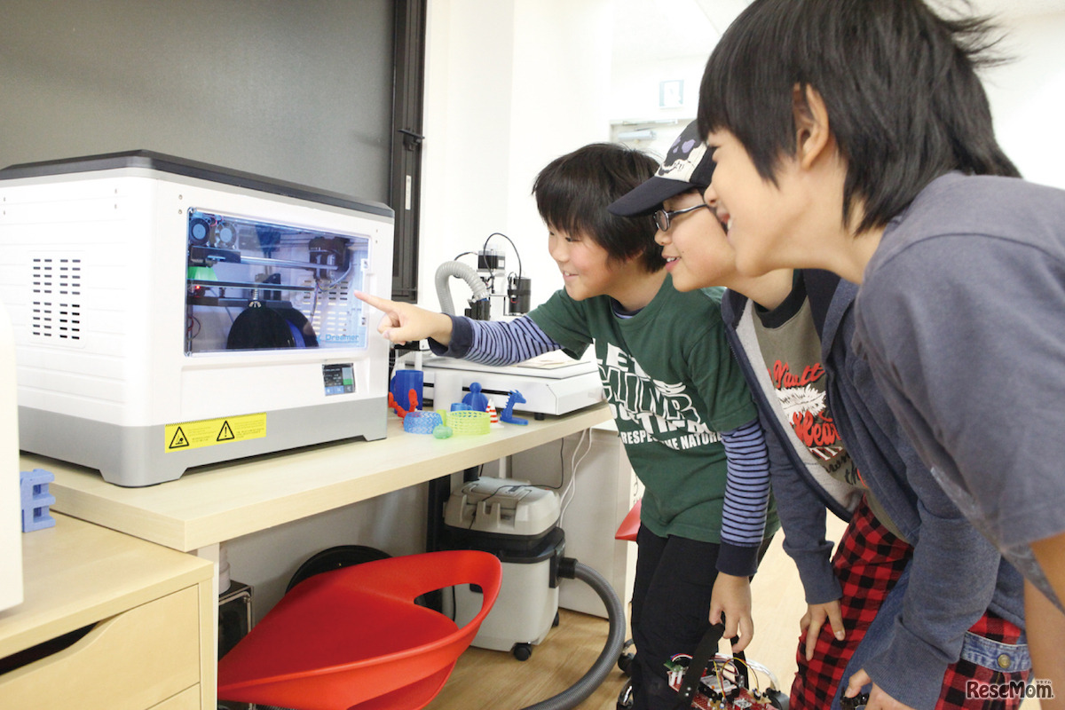 3Dプリンターでデジタルものづくり講座のようす