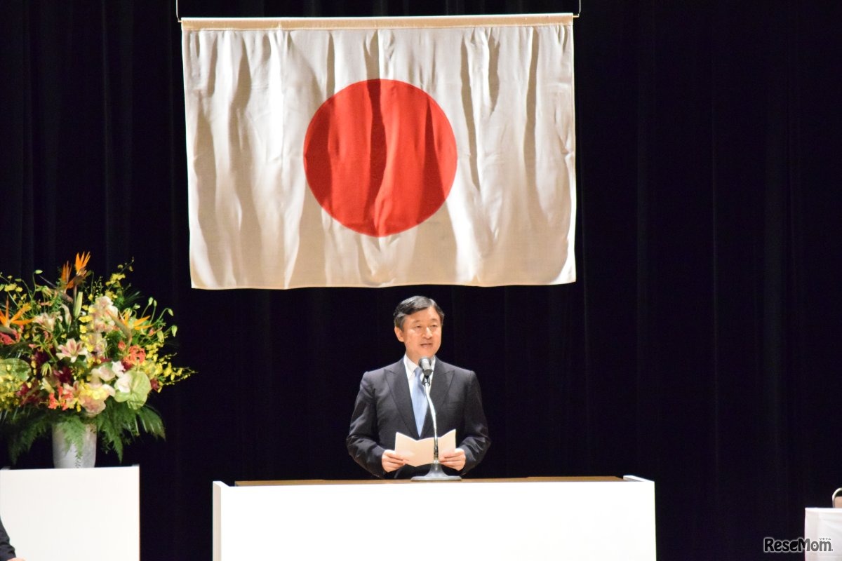 開会式には皇太子さまも臨席された