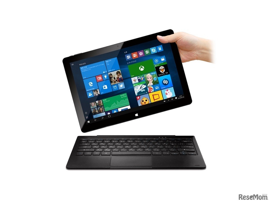 キーボードは着脱可能