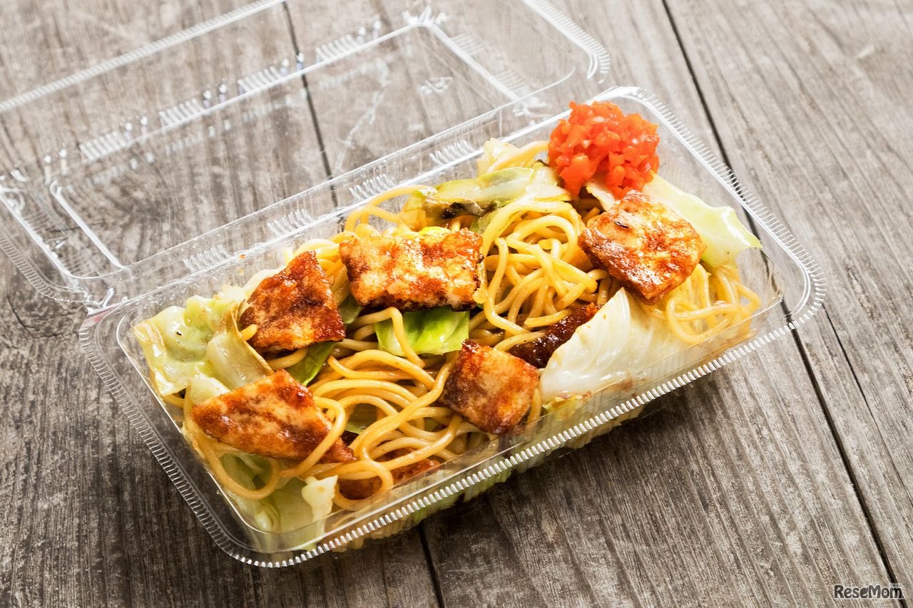 ぬれ煎餅焼きそば