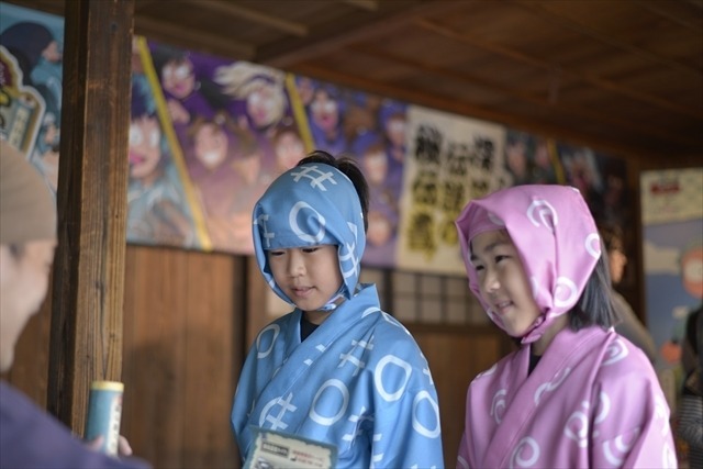 江戸ワンダーランド 日光江戸村が30周年を記念して「忍たま」とコラボ 福くんと夢ちゃんがイベントを体験