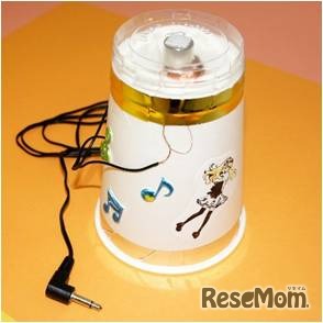 紙コップスピーカー