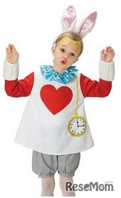 ディズニー ふしぎの国のアリス ホワイトラビット 白うさぎ キッズコスチューム 男女共用 80cm-100cm 95334TAmazon販売価格：3,620円