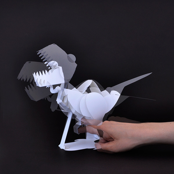 ティラノサウルスの動き