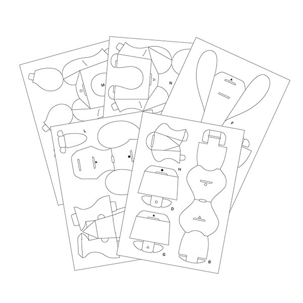 トリケラトプスのパーツ