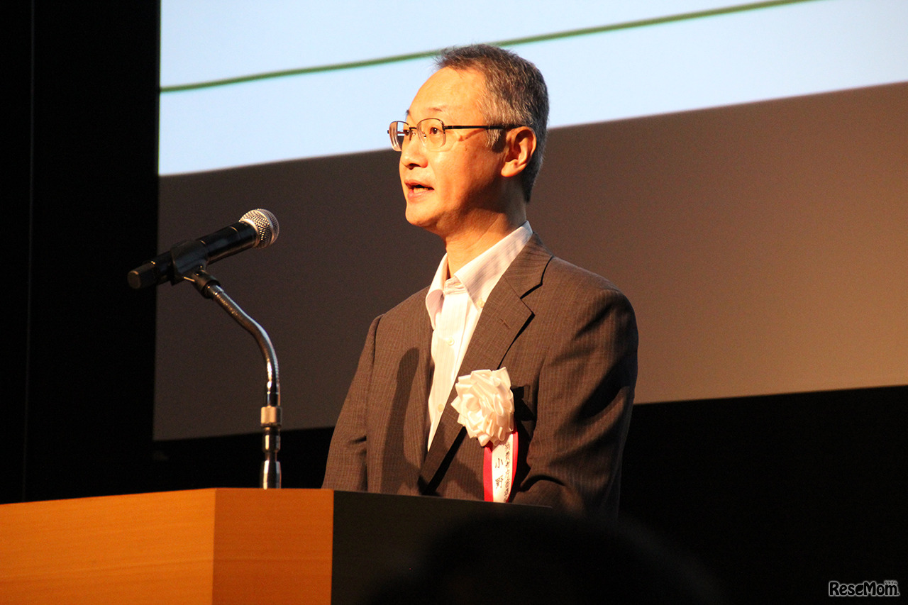 来賓挨拶　消費者庁審議官の小野稔氏