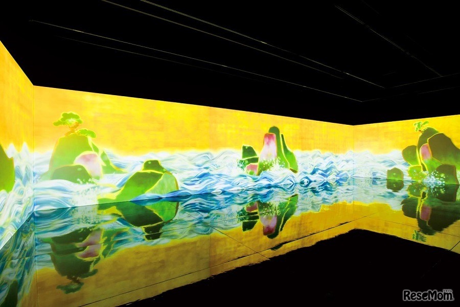 百年海図巻 アニメーションのジオラマ