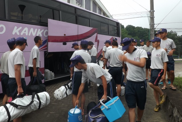 朝５時30分、出発の準備