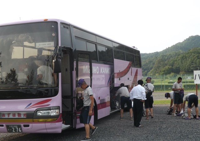 片倉が今回使用した遠征バス