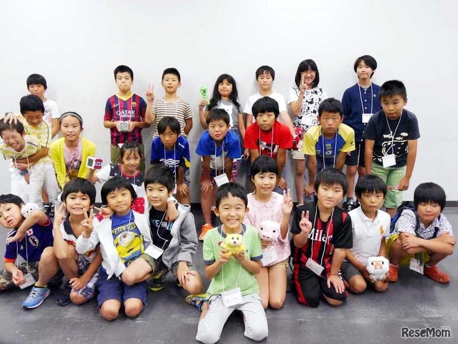 マインクラフトを使ったワークショップは参加者や保護者にも好評