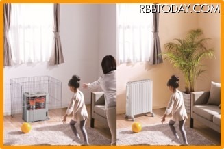 主に子供のやけど事故などを防ぐため、チャイルドロックやキャスターロック、表面温度の抑制、すきまに指が入らない構造など、さまざま安全への配慮がなされている（画像はプレスリリースより）