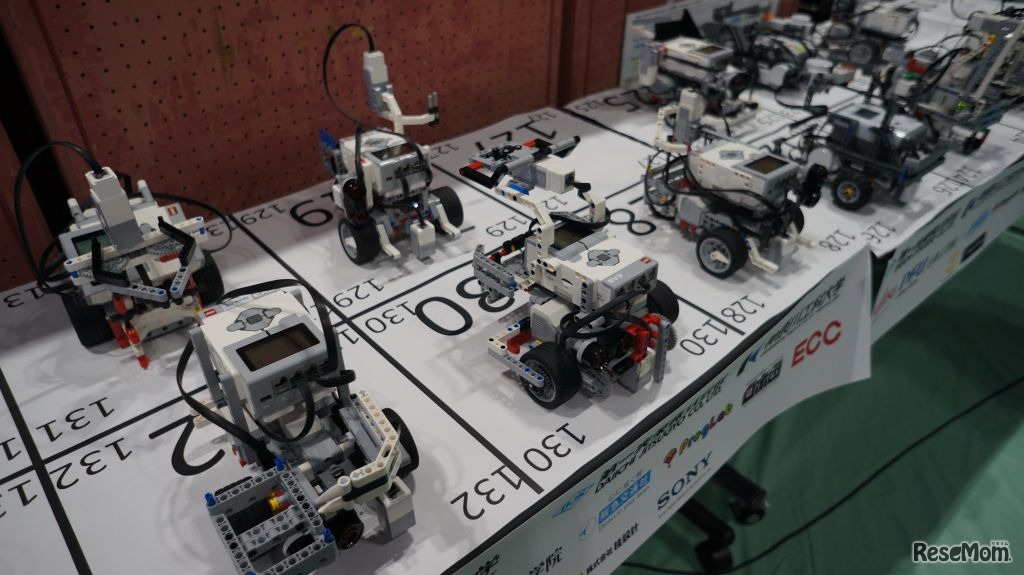 出走スタンバイするロボット