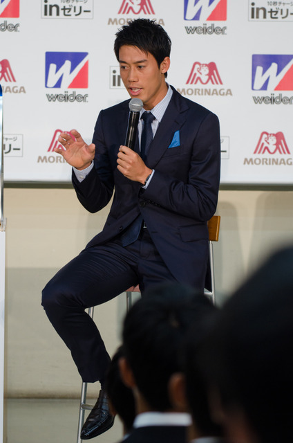 錦織圭、就活生を応援…中央大学でメンタル面のアドバイス