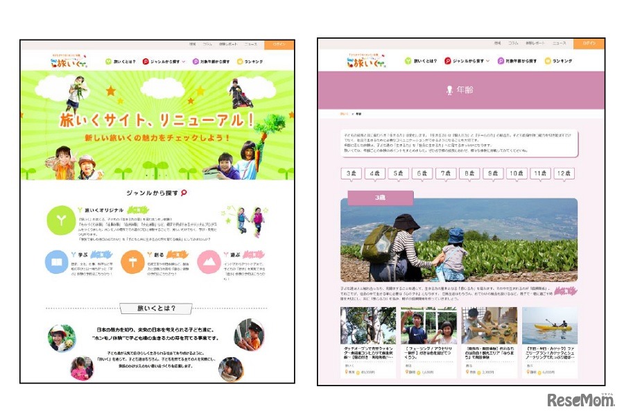 JTB「旅いく」Webサイトリニューアル