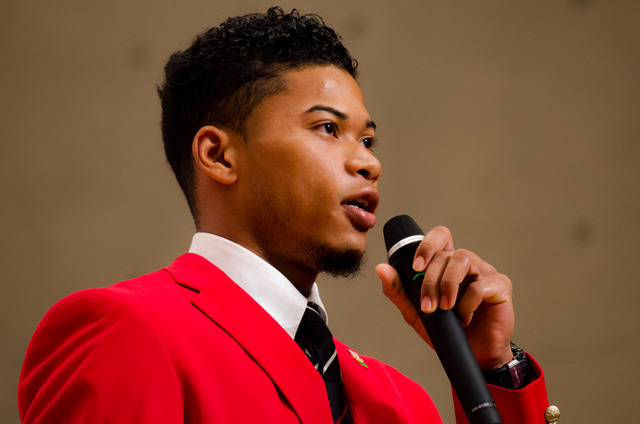 東洋大学がリオデジャネイロ五輪報告会に登壇したウォルシュ ジュリアン（2016年10月3日）